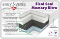Верес матрас Sisal Coal Memory Ultra 190х180х22 см 52.4444.09ver