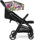 Peg-Perego коляска компактна Selfie Street Art (черная с абстрактным рисунком) IP22000000AT99RO01