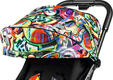 Peg-Perego коляска компактна Selfie Street Art (черная с абстрактным рисунком) IP22000000AT99RO01