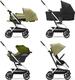 Cybex коляска Eezy S Twist+ 2 SLV (с бампером) Nature Green 522001067bbg