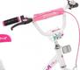 Prof1 велосипед детский 2-х кол 14д Flower  Y1485 white/pink 22793ber