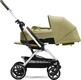 Cybex коляска Eezy S Twist+ 2 SLV (с бампером) Nature Green 522001067bbg