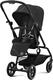Cybex коляска Eezy S Twist+ 2 BLK (с бампером) Moon Black 522003759bbg