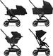Cybex коляска Eezy S Twist+ 2 BLK (с бампером) Moon Black 522003759bbg