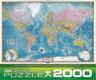 Eurographics пазл 2000 елементів Карта мира 8220-0557