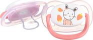 Bebe Confort пустышка силиконовая Physio Air Dummy Gardener 2 шт. 6/18 месяцев розовая и желтая 3104201920