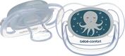 Bebe Confort пустышка силиконовая Physio Air Dummy Phospho 2 шт. 0/6 месяцев Bblue Octopus 3104201940