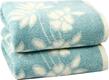 Maisonette рушник махровий Solvron 76х152 550 г/м2 Голубой 119029bt