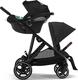 Cybex прогулянкова коляска Gazelle S Moon Black 2023 522002703bbg