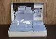 First Choice КПБ сатин де люкс евро new trend dusty blue m018289