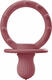 MinikOiOi пустышка силиконовая 100% Basics Gumy 3 м+ Velvet Rose 101220005