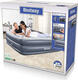 Bestway ліжко-матрац велюр із вбудованим насосом 67925 67925 25881ber