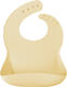 MinikOiOi силіконовий нагрудник 100% Basics Mellow Yellow 101020056