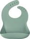 MinikOiOi силіконовий нагрудник 100% Basics River Green 101020058
