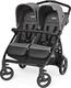 Peg-Perego прогулочная коляска для двойни Book For Two Quarz (серая) IP05280000GL53
