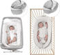 Jane кокон для сна с ограничителем Growing Baby Nest Start серый/звезды 80272/S58