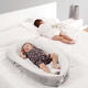 Jane кокон для сна с ограничителем Growing Baby Nest Start серый/звезды 80272/S58