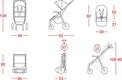 Carrello прогулочная коляска Bravo 2024 CRL-8512 crystal pink 26176ber