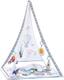 Hauck многофункциональный игровой коврик 1st Tent White 76306-7