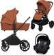 Lionelo універсальна коляска 3 в 1 Mika Plus 3IN1 BROWN RUST LO-MIKA PLUS 3IN1 BROWN RUST