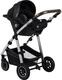 Lionelo універсальна коляска 3 в 1 Amber 3 BLACK SILVER LO-AMBER BLACK SILVER (3in1)