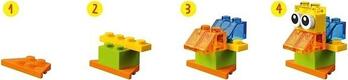Lego конструктор Classic Прозорі кубики для творчості 11013erc
