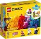 Lego конструктор Classic Прозорі кубики для творчості 11013erc