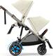 Cybex прогулочная коляска eGazelle S TPE Seashell Beige 2024 524000541bbg