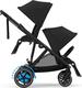 Cybex прогулочная коляска eGazelle S BLK Moon Black 2024 524000517bbg