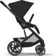 Cybex прогулочная коляска Balios S Lux BLK Moon Black (с бампером) 524001171bbg