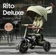 Qplay велосипед складаний триколісний дитячий Rito Delux Green S380-17RitoDeluxeGreen