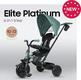Qplay велосипед складаний триколісний дитячий Elite Platinum Green T10-ZElitePlatinumGreen