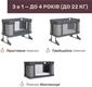 Chicco дитяче ліжко 3в1 Next2Me Forever цвет 27 79650.27