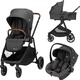 Bebe Confort універсальна коляска 3 в 1 Luvia Trio Mineral Graphite 1994153210