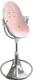 Bloom стільчик для годування Fresco з бавовняним вкладишем Silver / blush pink E10535-S/U10543-P