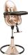 Bloom стільчик для годування Fresco Rose gold/rose gold золотистий з чорним з вкладишем rose gold U10515-GRB/E10516-RGL