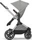 Cybex универсальная коляска Eos Lux SLV Stone Grey (з бампером) 524001277bbg