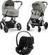 Cybex універсальна коляска Balios S 3в1 BLK SLV Stone Grey 524002519bbg