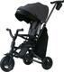 Qplay складаний триколісний велосипед Nova + Rubber Ultimate Black(1) S700-17Nova+RubberUB
